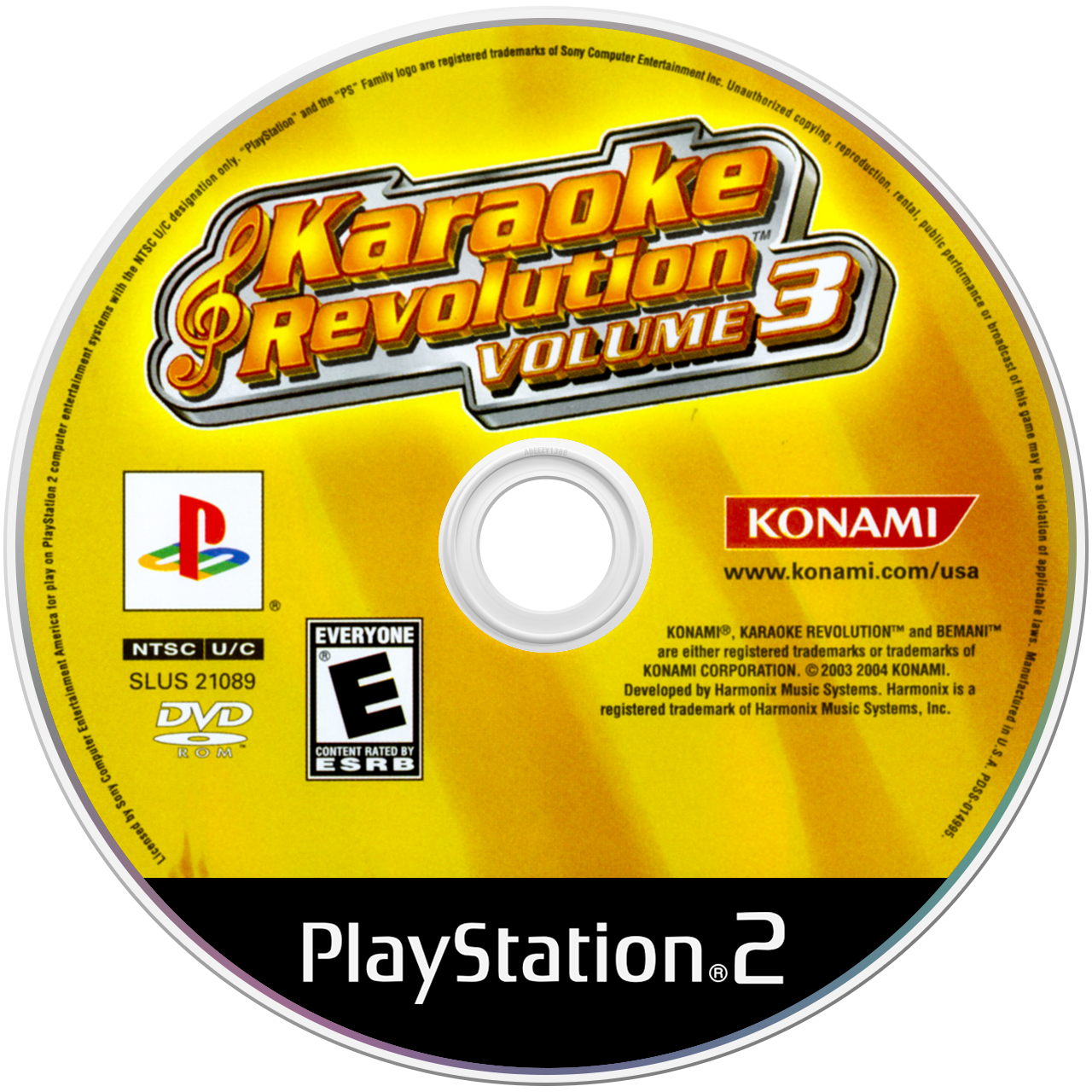 Karaoke Revolution 3 w/ Microphone media 4 for Playstation 2